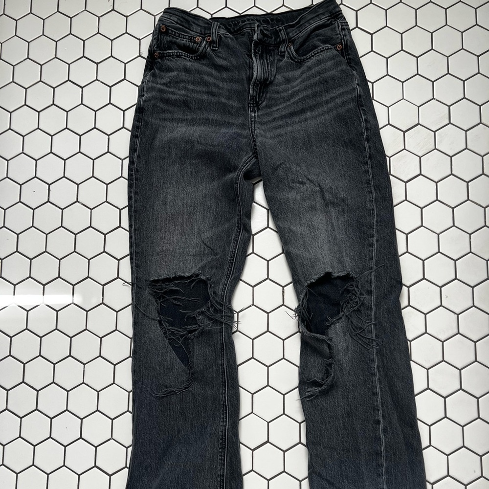 black american eagle jeans size 2